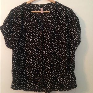 Target polkadot blouse