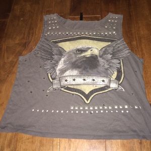 Grey Eagle Stud Muscle Tank