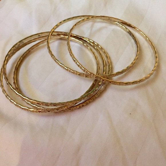 Gold bangles - Picture 2 of 2