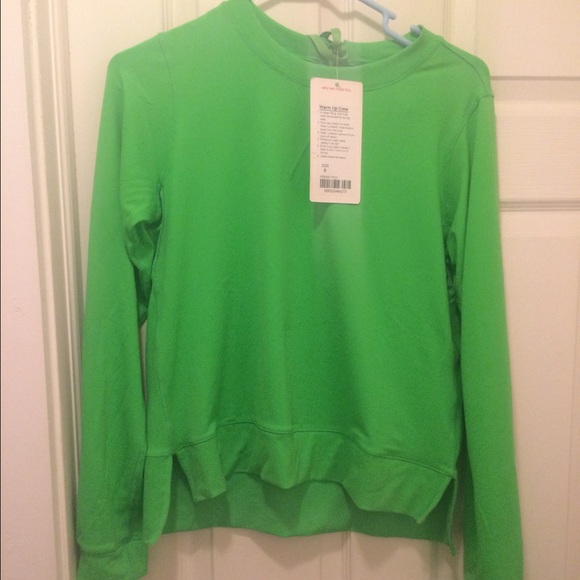 NWT lulu lemon warm up crew