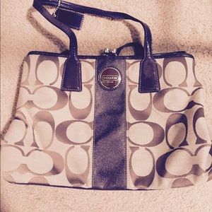 Brown Coach Tote bag