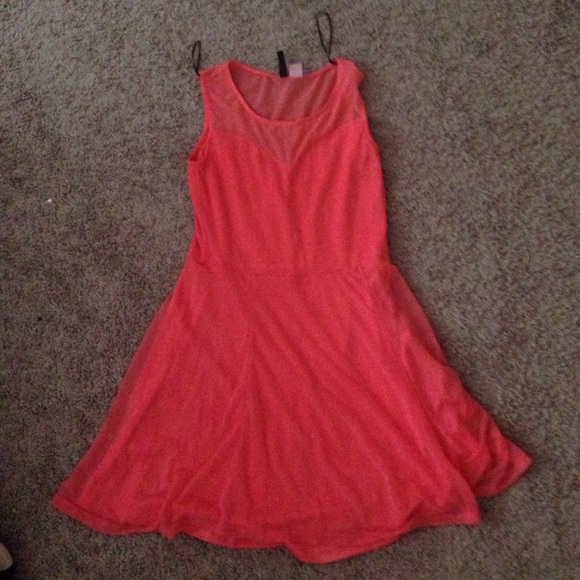 Gently used worn once. Coral dress.