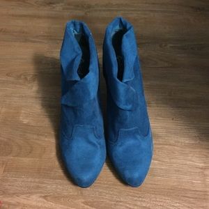 Blue booties