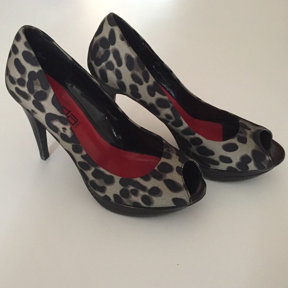 Animal print heels