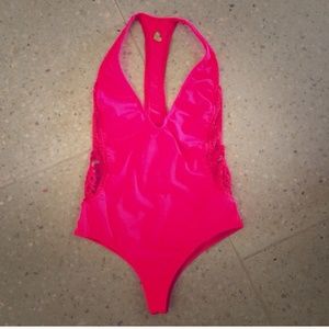 INDAH onepiece suit in hard to find punch color!