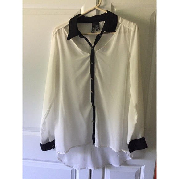 White shear shirt