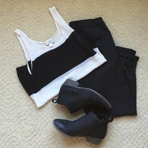 colorblocked knit tank top > loft