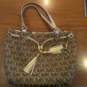 Signature brown and gold Michael Kors