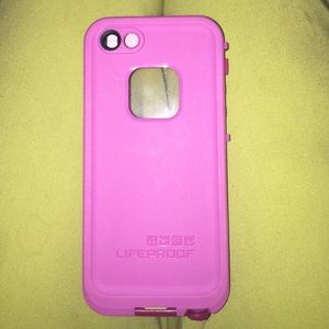 Life proof iPhone case pink brand new