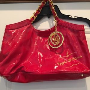 Apple bottom shiny red purse!