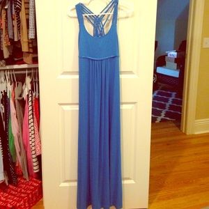 Blue Calvin Klein Maxi Dress