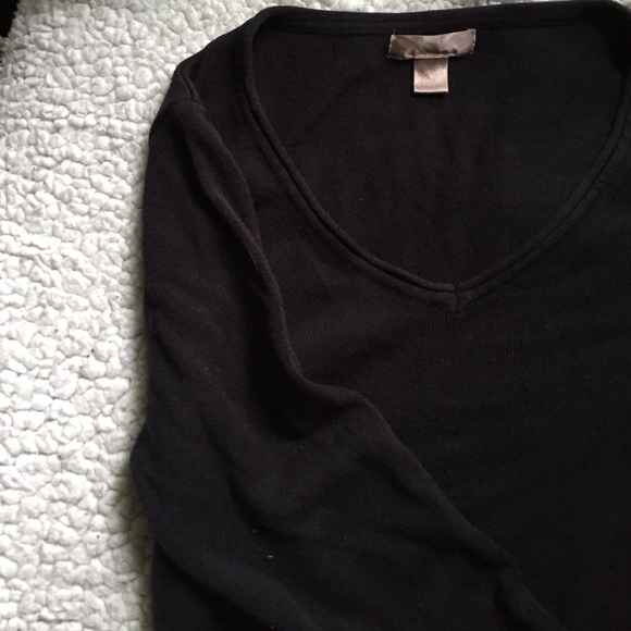 chic black sweater