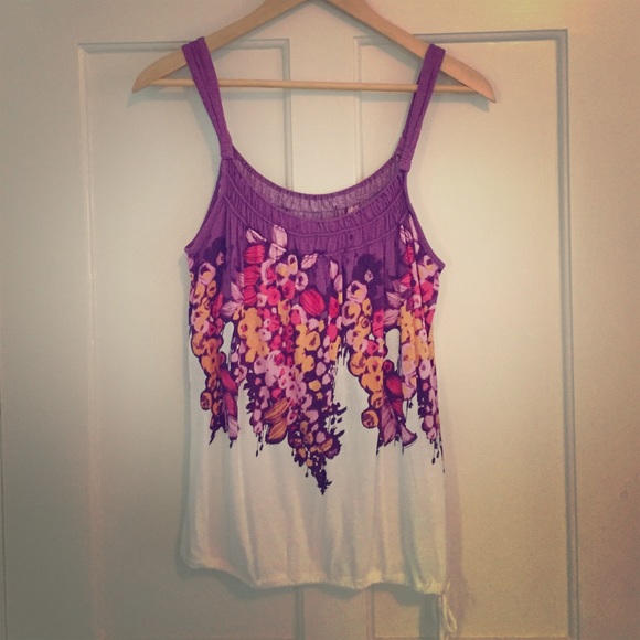 AEO floral tank
