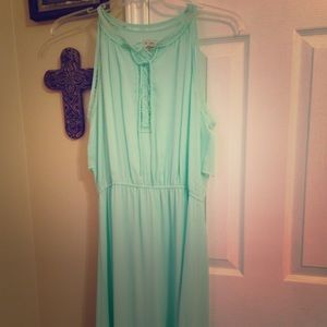 Cremieux Long Aqua Dress