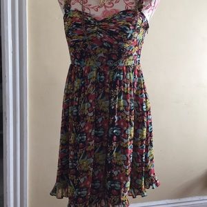 Floral print dress