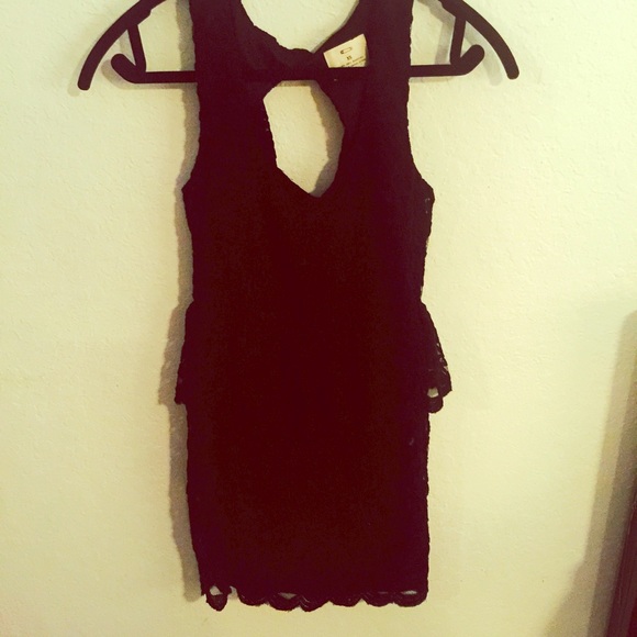 Black Pins & Needles Dress