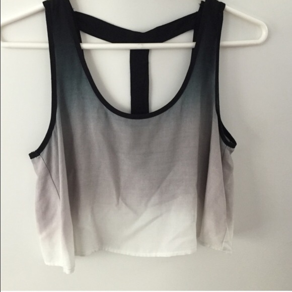 Ombré crop top