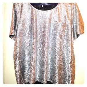 Silver sparkly top from Urban Outfitters!