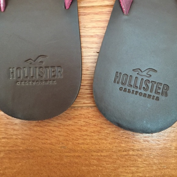 Hollister Shoes Hollister Leather Flip Flops Poshmark