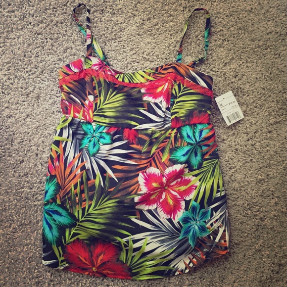 Tropical tank top - Picture 1 of 3