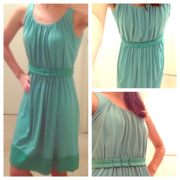 BCBG teal dress