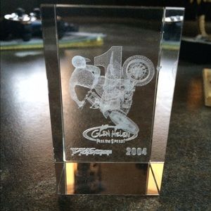 Glen Helen raceway paperweight