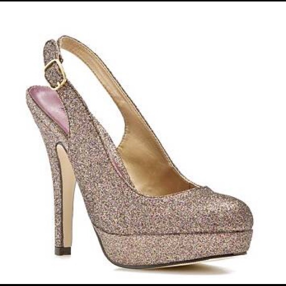 Madden Girl Shoes Madden Girl Sookie Glitter Platform Slingback