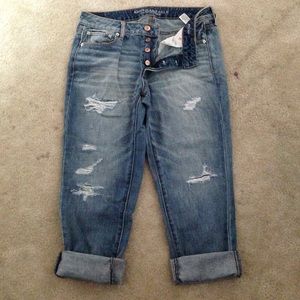 American Eagle boy crop jeans