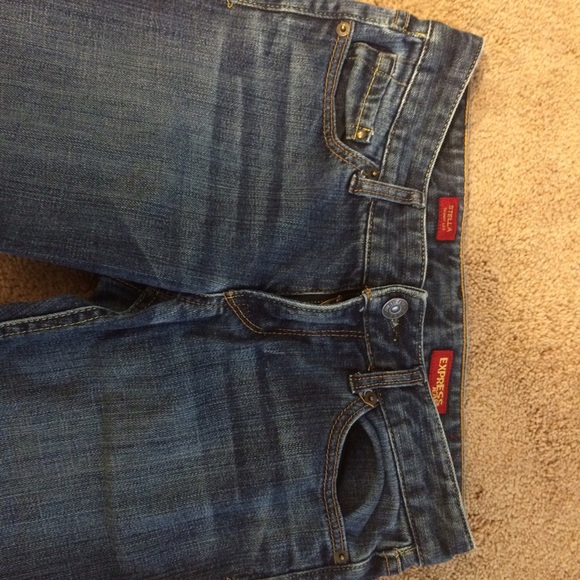 Express Stella Straight Leg Jeans - Picture 2 of 4