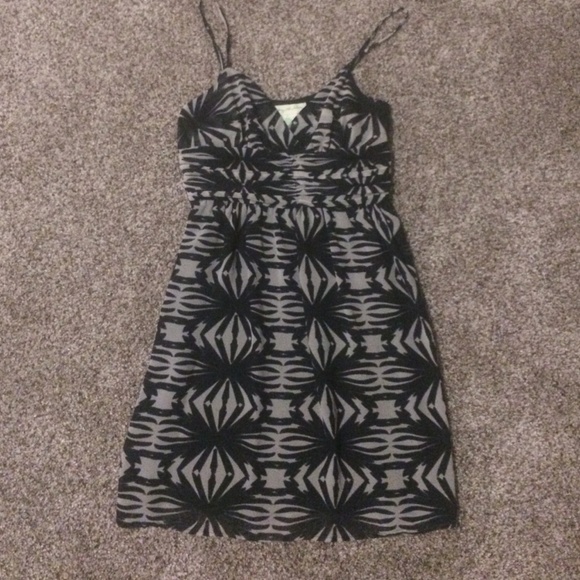 Women's black and white dress