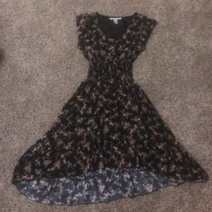 Womens fit and flare high/low dress