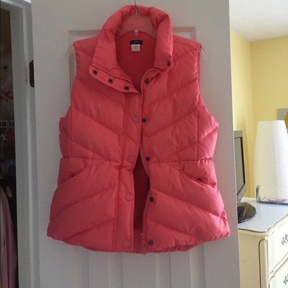 J. Crew Pink Vest