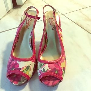 Floral heels
