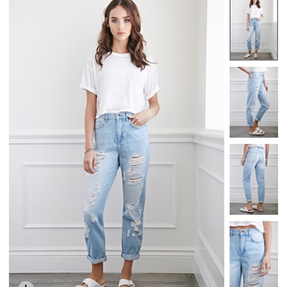 Forever 21 boyfriend jeans