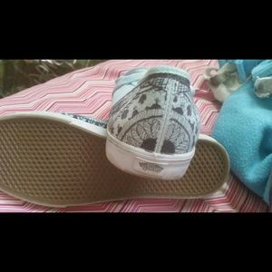 Dyed Vans off the wall