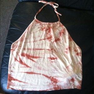 Tie dye halter top