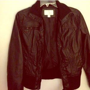 NEW! Faux leather jacket