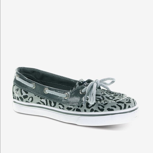 Gray Cheetah Sperrys - Picture 2 of 2