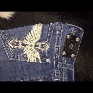 Size 27 Miss Me jeans that were worn maybe twice