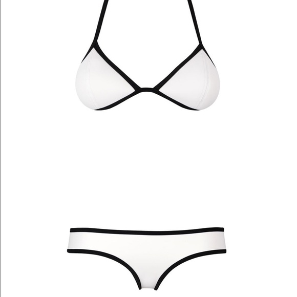 White Triangl Bikini