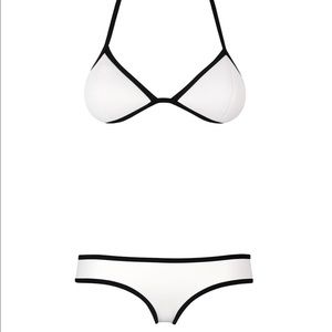 White Triangl Bikini