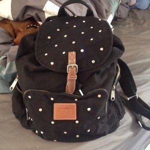 Pink Canvas Backpack