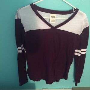 Victoria secret long sleeve varsity XS shirt