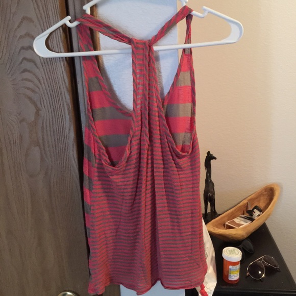 Striped racerback tank - Picture 2 of 2