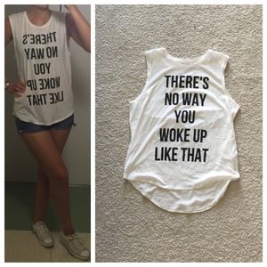 "There is noway you woke up like that"shirt SizeXL