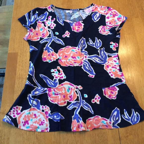 Lilly Pulitzer Peplum Top