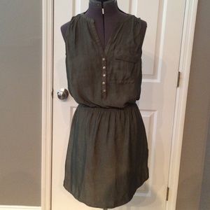 Express army Green Work Dress