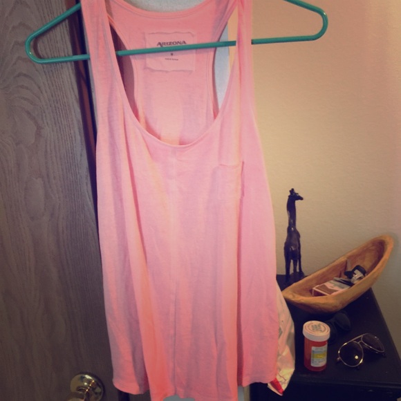 Pink racerback tank