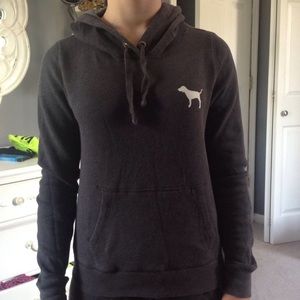 Bundle: VS Pink Sweatshirt And Cropped Sweat Pants