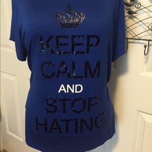 Royal Blue T shirt hold until thurs